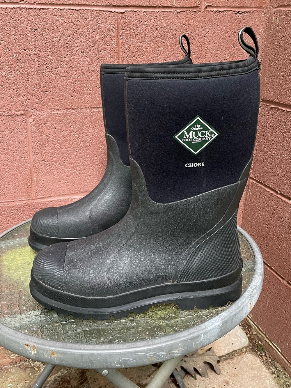 Muck Chore Classic Mid Waterproof Work Boots Size 10